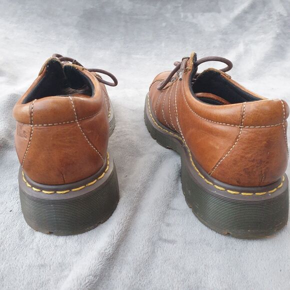 Dr Martens 9764  Mens Oxford Shoes Light Brown Cl Leather Lace Up Round Toe 12 main image 7
